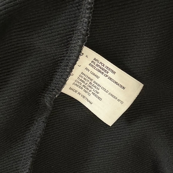 Dunning Golf ¼ Zip Pullover – Men’s L Black Performance Layer Reflective Stripe - Picture 4 of 5